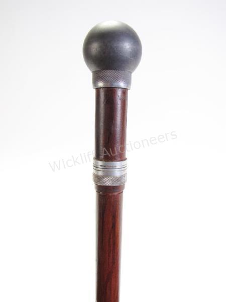 Appraisal: Magister Brevete Percussion Cane this all metal cane has a