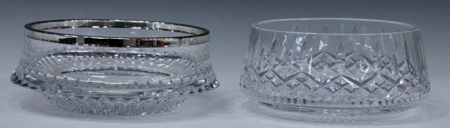 Appraisal: lot of Crystal centerpiece bowls including Waterford Lismore cut crystal