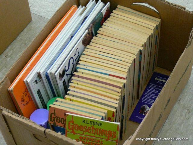 Appraisal: Box of Children's Goosebumps Books and More - includes Goosebump