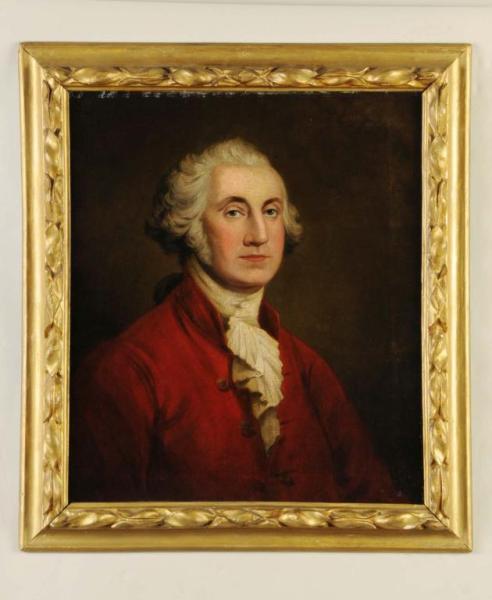 Appraisal: Oil on Canvas Portrait of George Washington Description th Century