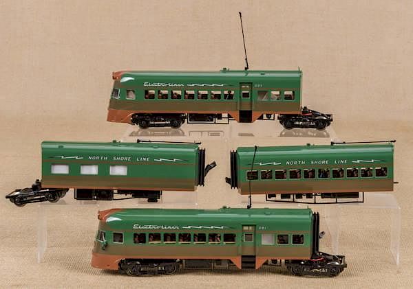 Appraisal: Modern North Shore Line - Electroliner four-pie Modern North Shore