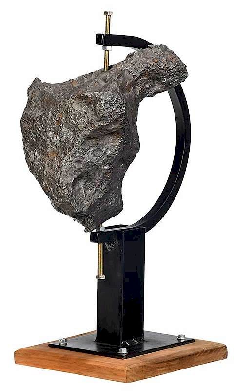 Appraisal: Campo del Cielo Iron Meteorite with Stand site discovered in