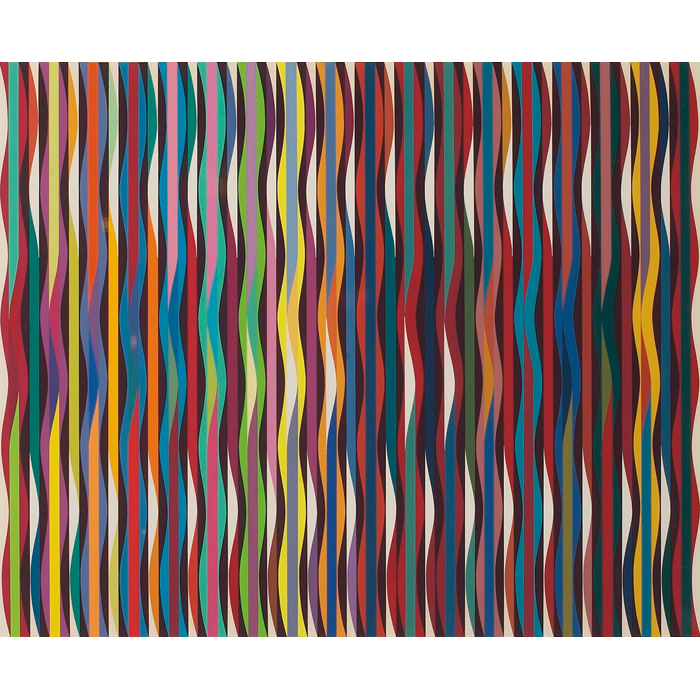 Appraisal: Yaacov Agam Israeli b ''Untitled '' c lithograph '' x