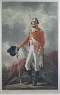 Appraisal: After Henry Macbeth-Raeburn Portrait of an officer full length Mezzotint