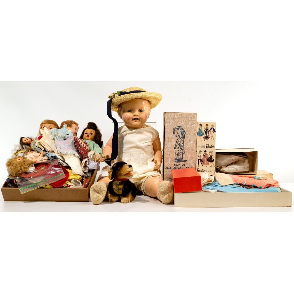 Appraisal: DOLL AND DOLL ACCESSORY ASSORTMENTOver items including a Mattel Brunette