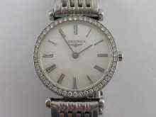 Appraisal: A lady's steel ''Le Grand Classique de Longines'' wrist watch