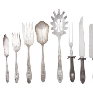 Appraisal: An International Sterling Wedgwood Pattern Flatware Service comprising of total