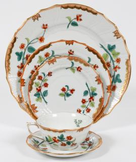 Appraisal: HEREND 'LIVIA' PORCELAIN DINNER SET PIECES HEREND 'LIVIA' PORCELAIN DINNER