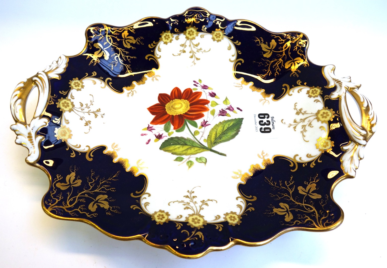 Appraisal: A Ridgway porcelain part dessert service 's painted with flower