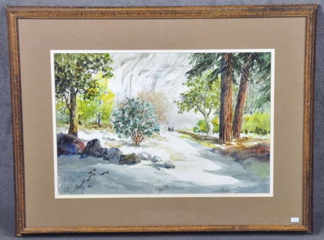 Appraisal: Harold E Holly A W S American California - Landscape