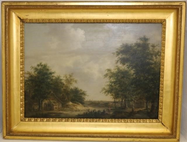 Appraisal: J C HUBER JOHANN KASPAR HUBER - SWISSARTIST OIL PAINTING