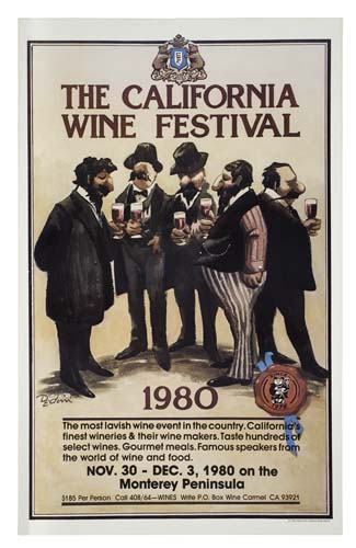 Appraisal: VARIOUS ARTISTS THE CALIFORNIA WINE FESTIVAL Group of posters -