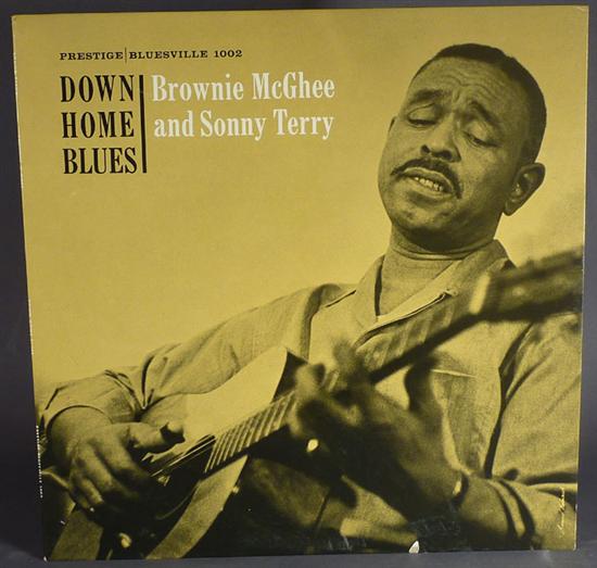 Appraisal: Brownie McGhee LPs Bluesville BVLP- Bright blue label WIth Sonny