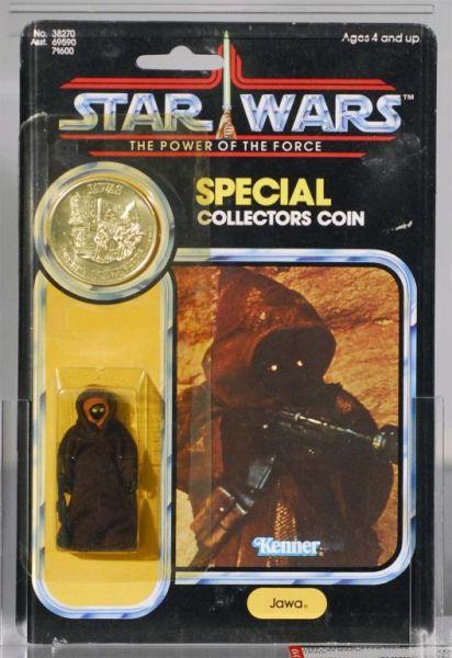 Appraisal: Star Wars Jawa Action Figure Description POTF carded ID Condition