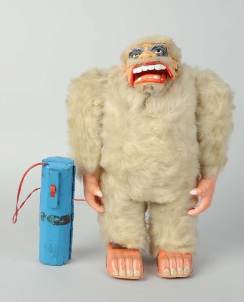 Appraisal: Japanese Battery-Operated Yeti The Abominable Snowman Feet are tin litho