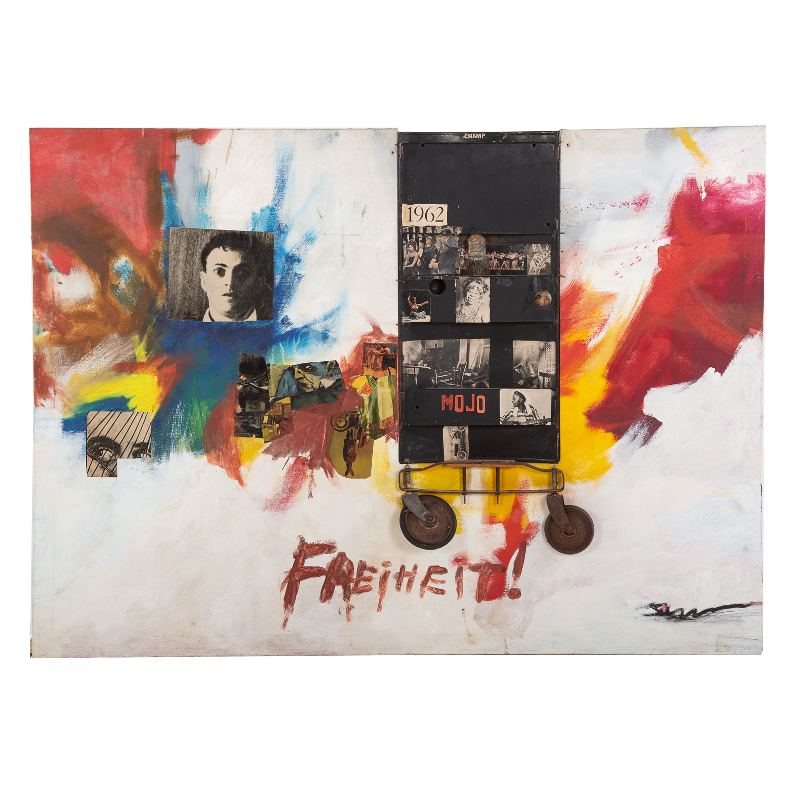 Appraisal: HOWARD DOOLITTLE FAHRENHEIT MIXED MEDIA American - Mixed media with