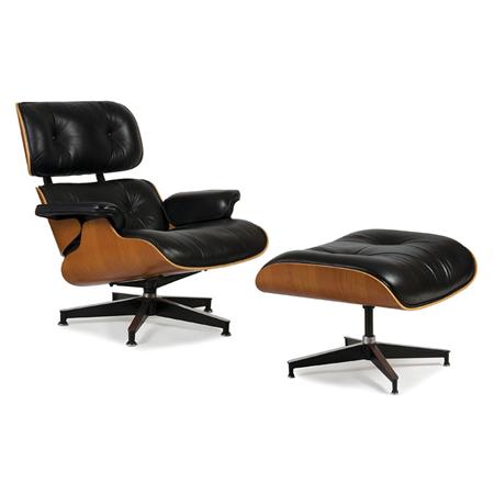 Appraisal: Charles and Ray Eames American - and - Lounge Chair