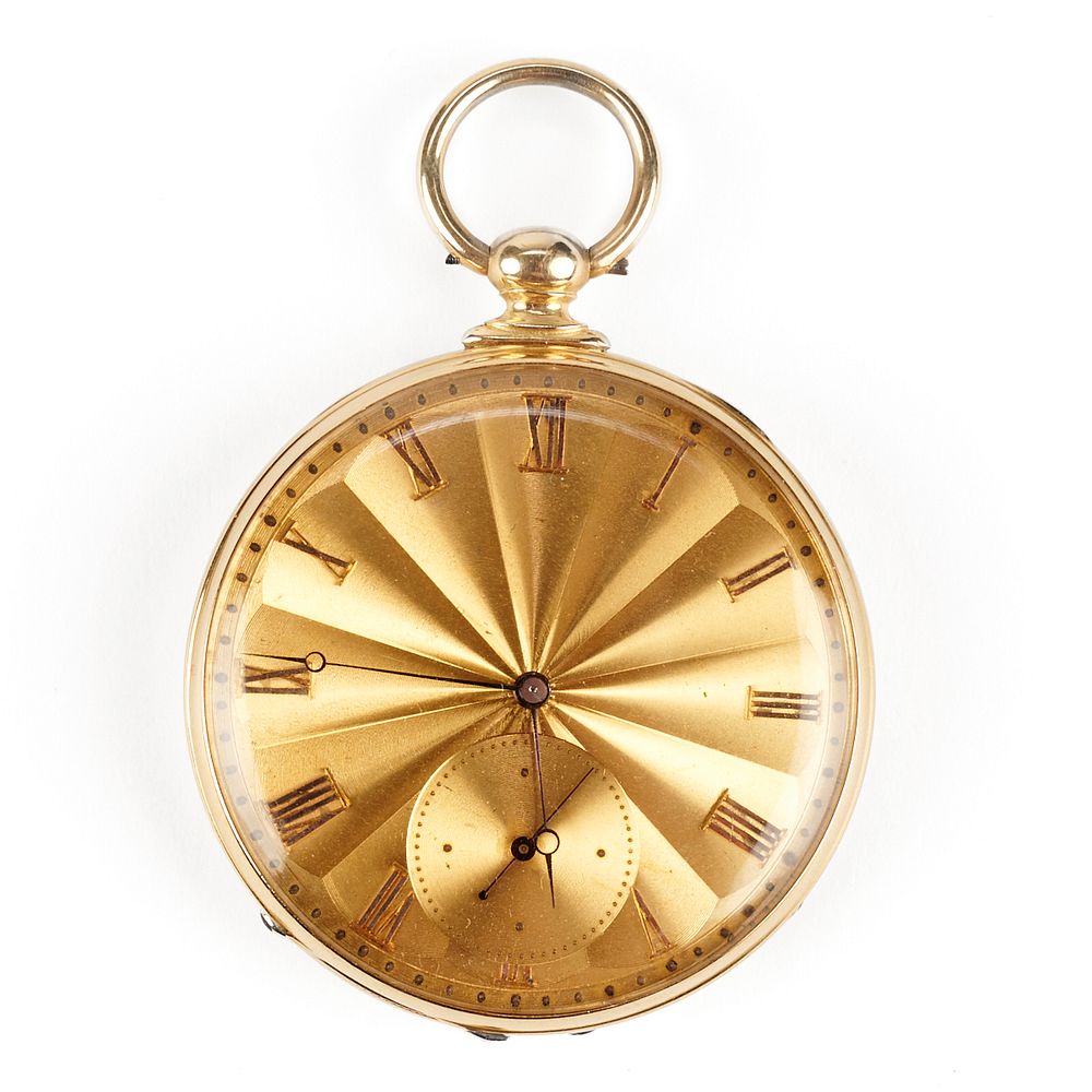 Appraisal: F H Cooper K Gold Pocket Watch F H Cooper