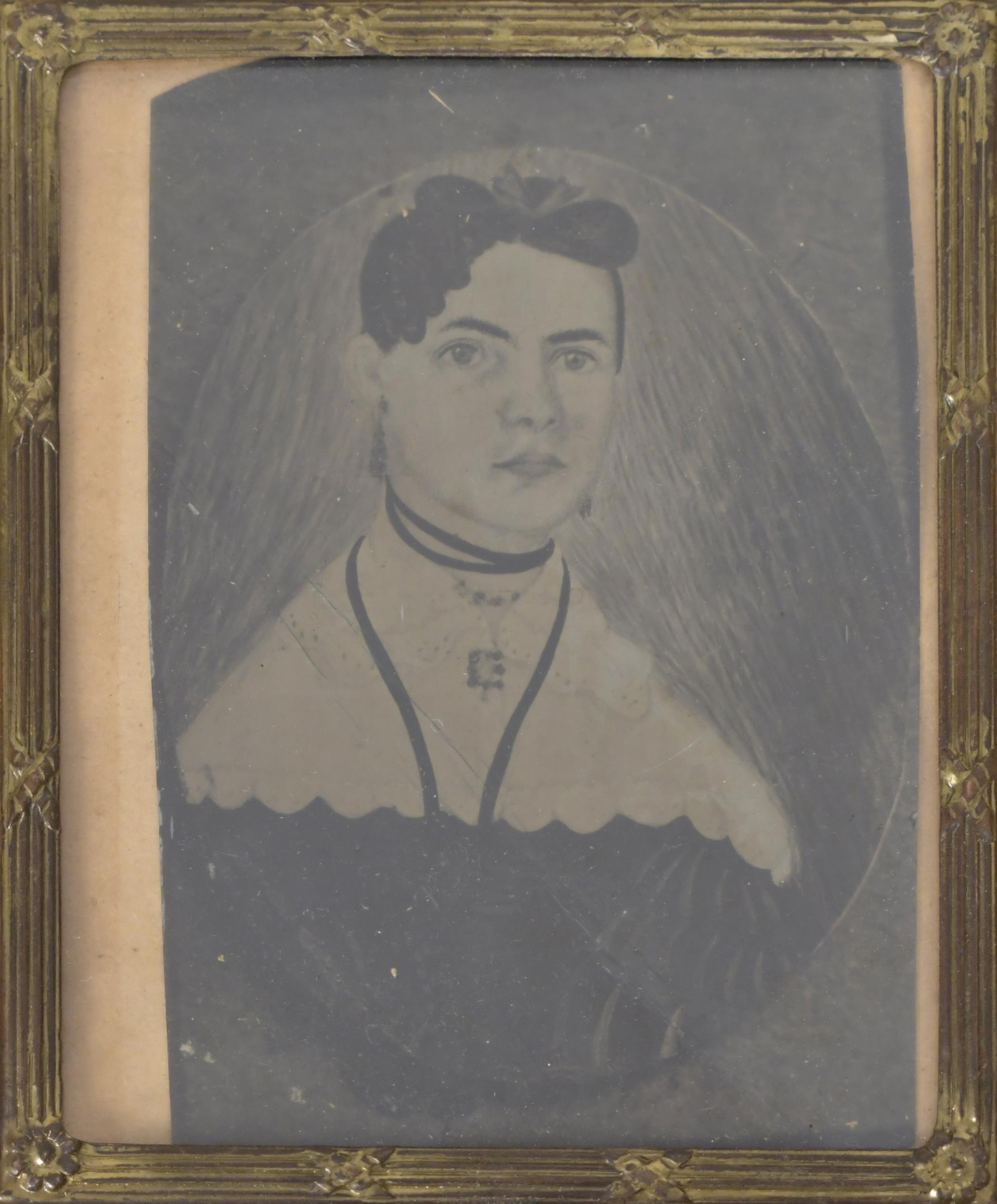 Appraisal: TH C TIN TYPE NH PORTRAIT AFTER SHUTE Ca 's