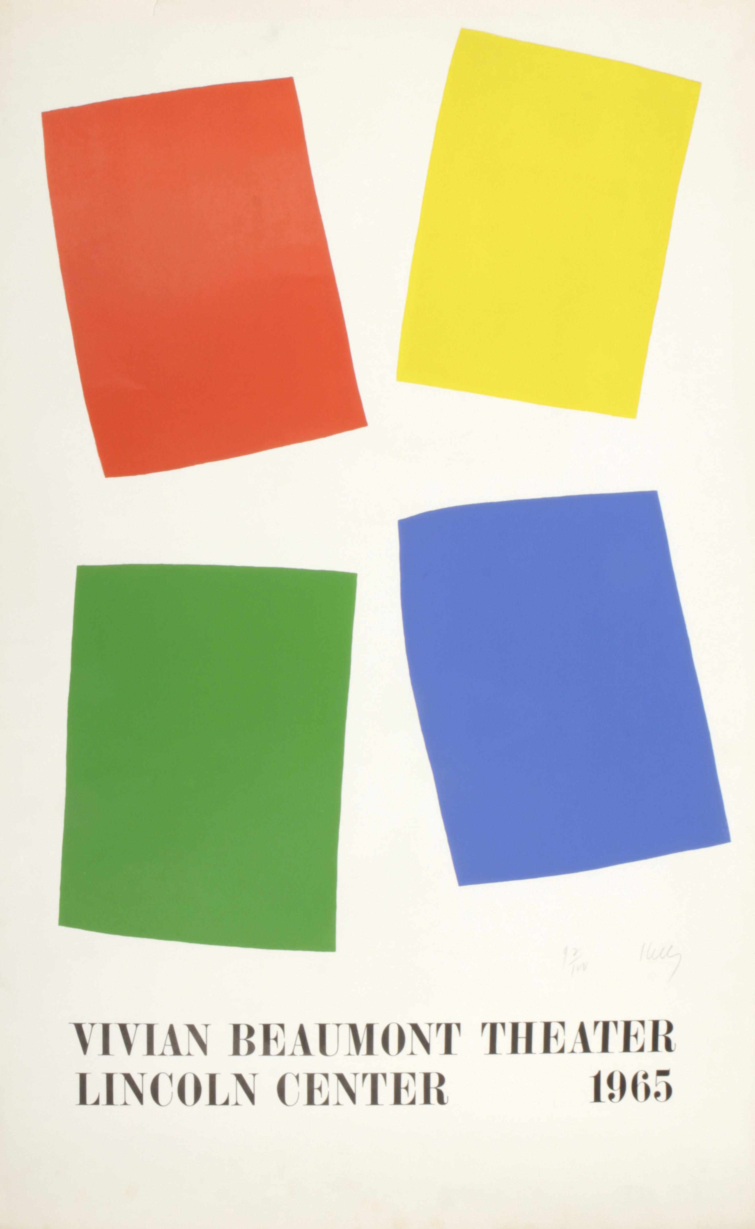 Appraisal: Ellsworth Kelly American born Vivian Beaumont Theater A IIE Lithograph