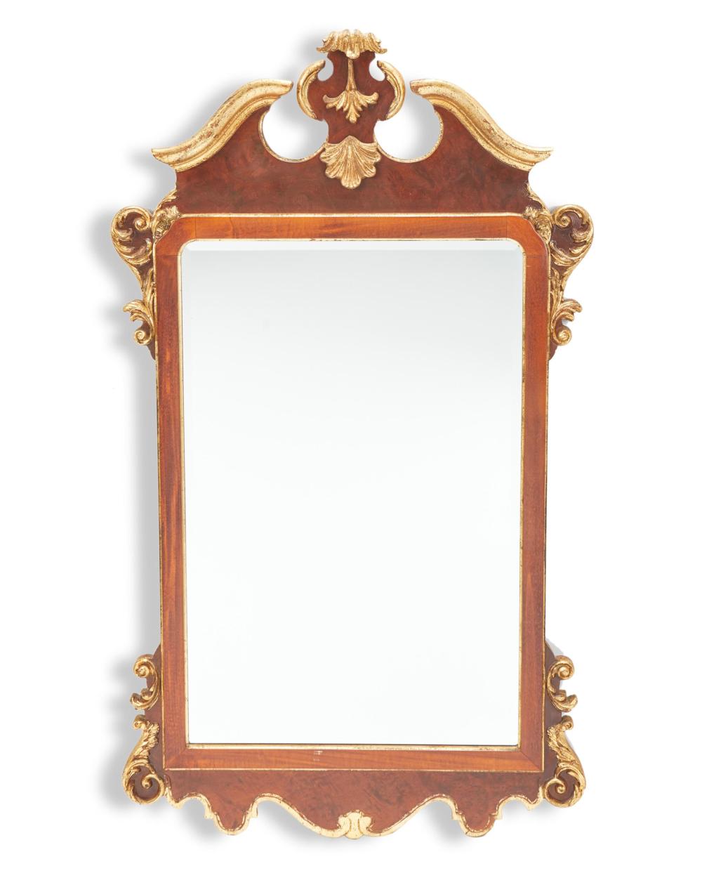 Appraisal: A La Barge Louis XVI-style carved giltwood wall mirror Second-half