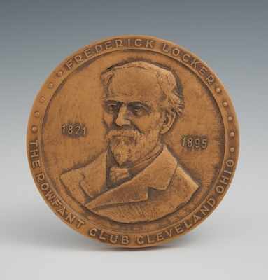 Appraisal: Frederick Locker Medal for the Rowfant Club designed by George