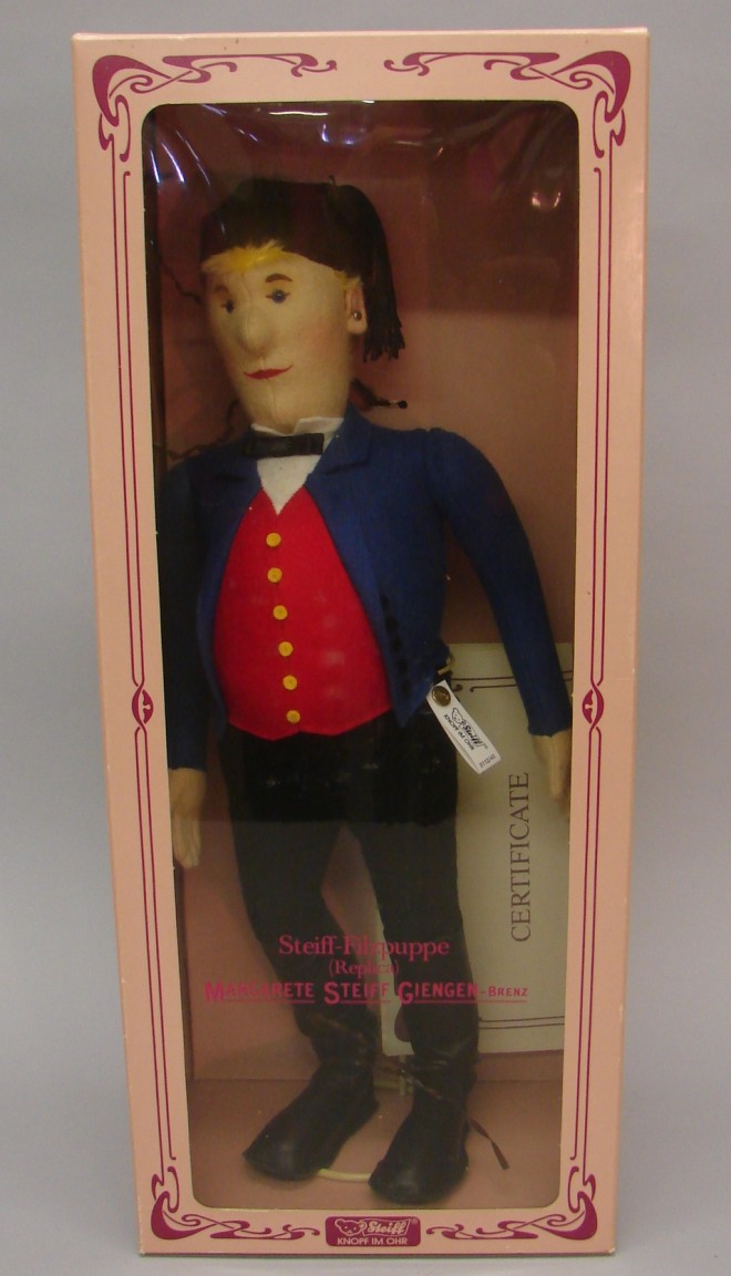 Appraisal: MIB - Replica Peasant Jorg doll All original dressed in