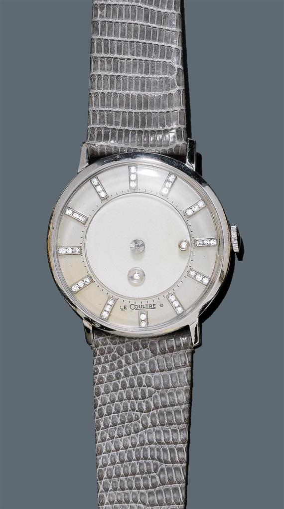 Appraisal: WRISTWATCH LE COULTRE MISTERY ca White gold case made in