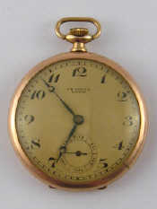 Appraisal: A carat gold slim pocket watch dial signed J W