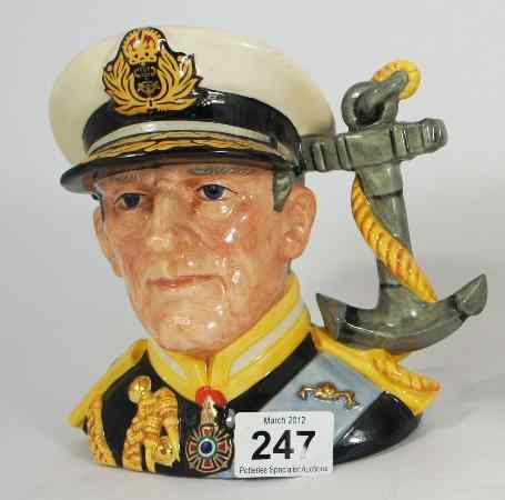 Appraisal: Royal Doulton Large Character Jug Earl Mountbatten of Burma D