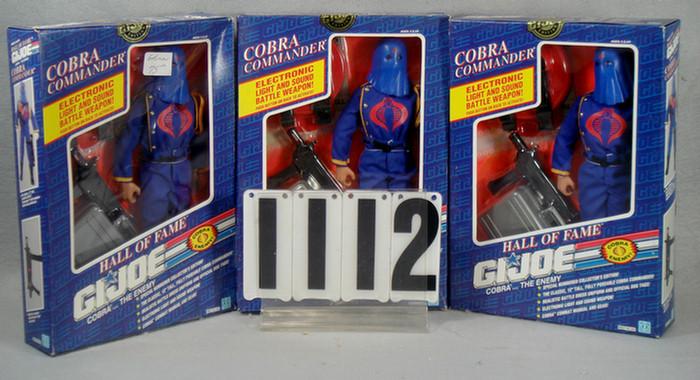 Appraisal: Lot of Limited Edition Hall of Fame G I Joe