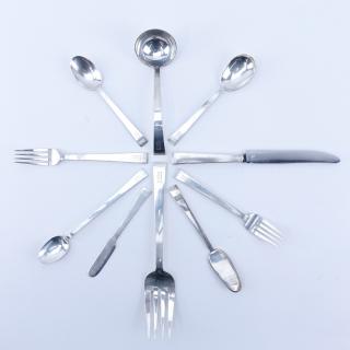 Appraisal: Eighty-Seven Pc International Silver Co Continental Sterling Silver Flatware Set