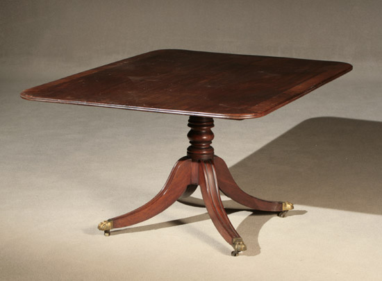 Appraisal: Regency Mahogany Breakfast Table Circa Height in cm Width in