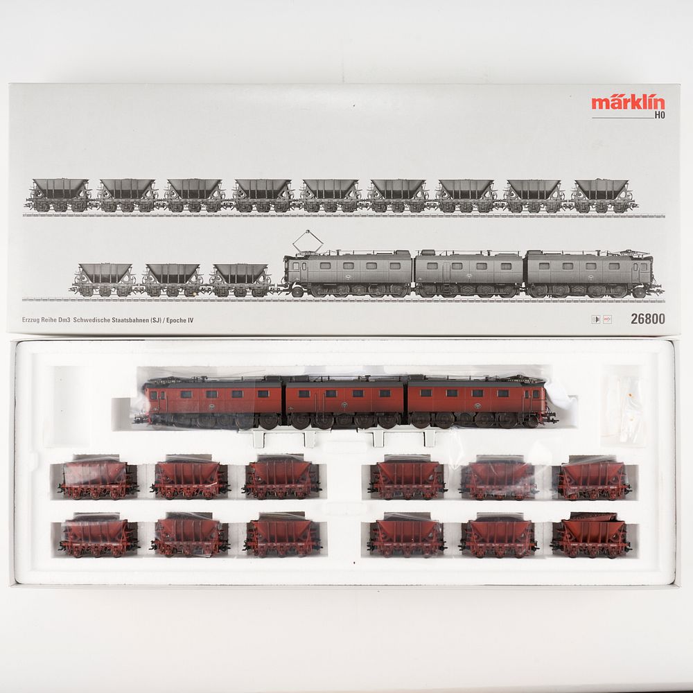 Appraisal: Marklin HO Scale Train Set Marklin Germany One HO scale