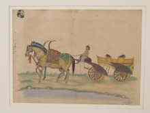 Appraisal: Three Indian watercolours being two of pairs of camels one