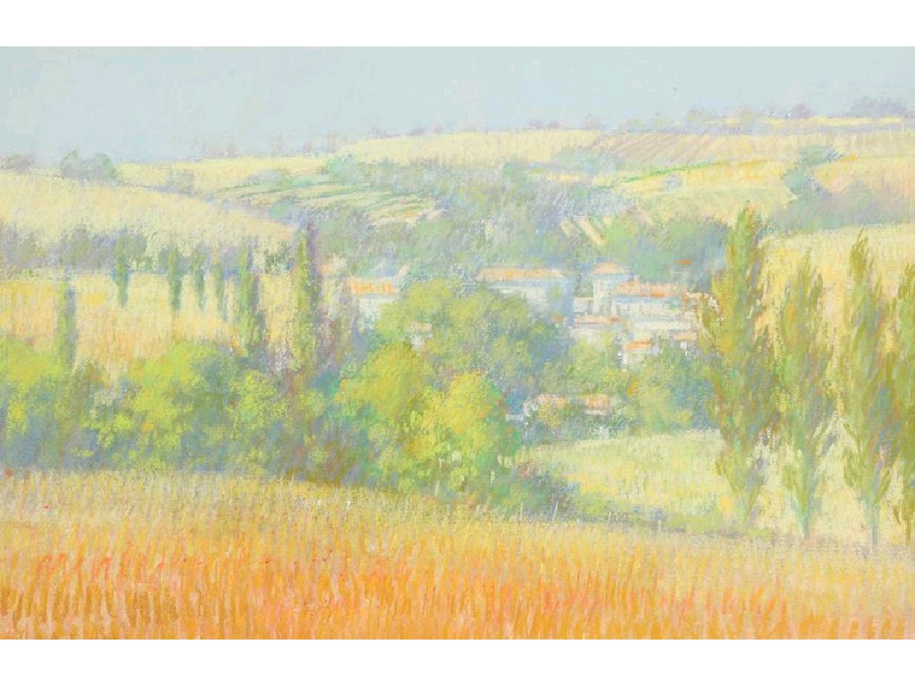 Appraisal: GREGORY DAVIS Vallance de Agen signed in pencil pastel x