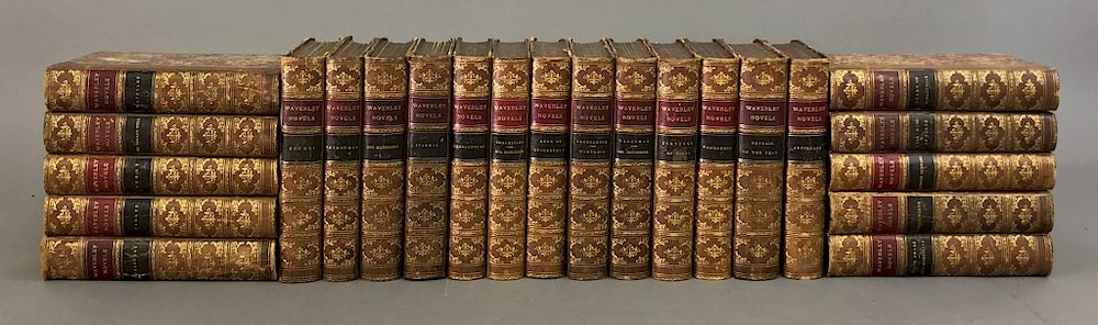 Appraisal: Twenty-Three Volumes Waverly Novels Twenty-three volumes Waverly Novels DeWolfe Fiske