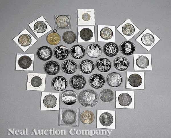 Appraisal: A Group of Foreign Coins and Medals including sixteen British