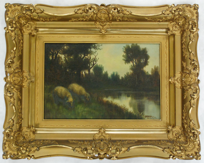 Appraisal: PASTORAL LANDSCAPE OIL ON CANVAS Russian late th early th