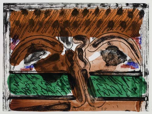 Appraisal: HOWARD HODGKIN DH in Hollywood Etching and aquatint with hand