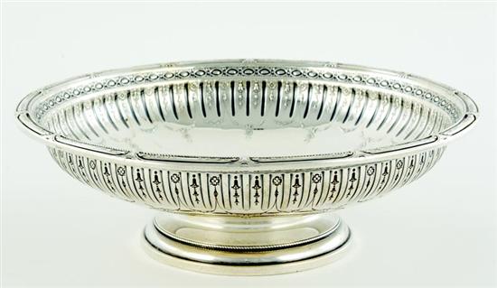 Appraisal: Gorham sterling centerbowl dated Marie Antoinette pattern shallow bowl on