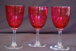 Appraisal: RUBY CLEAR VICTORIAN WINES