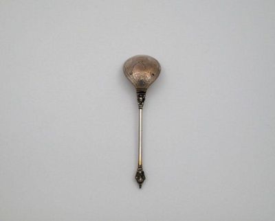 Appraisal: A late th century German silver spoon by Gottfried Henitze