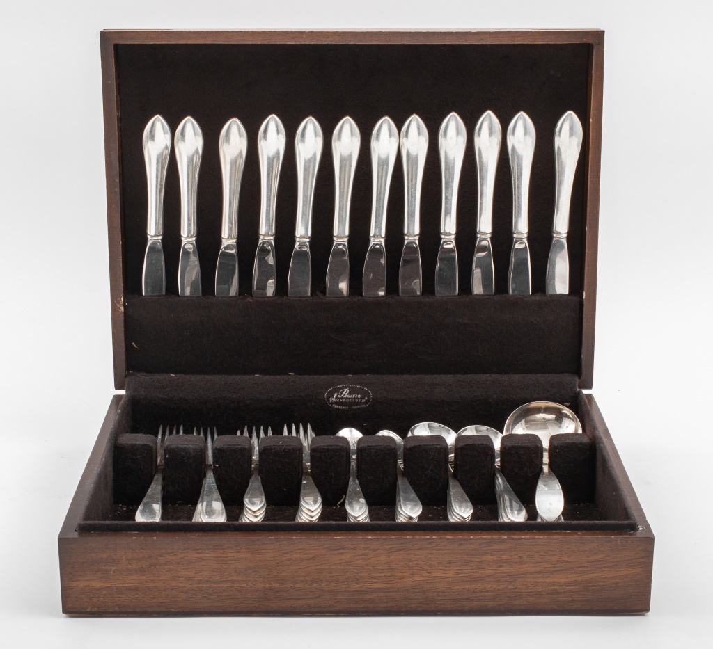 Appraisal: DOMINICK HAFF STERLING FLATWARE SET FOR A Dominick Haff -