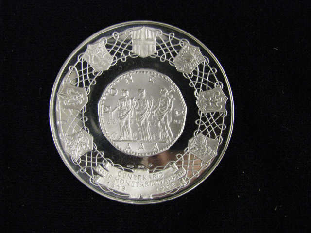 Appraisal: Italian Proof Silver Medal