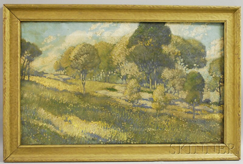 Appraisal: Leo Helmholz Junker American - Spring Landscape Signed or inscribed