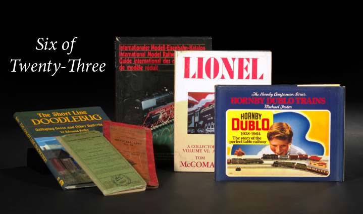 Appraisal: Twenty-Three Books on Lionel and Model Trains and Railroads including