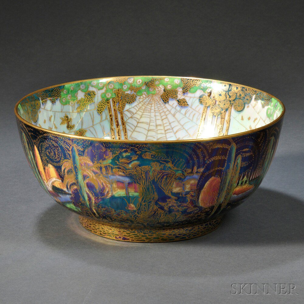 Appraisal: Wedgwood Fairyland Lustre Imperial Bowl England c pattern Z the