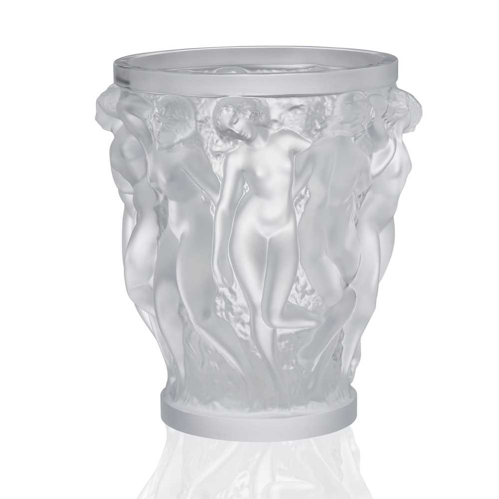 Appraisal: REN LALIQUE FRENCH - BACCHANTES VASE NO designed executed post-