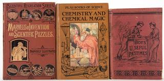 Appraisal: Three Antiquarian Books on Puzzles Chemical Magic and other Recreations